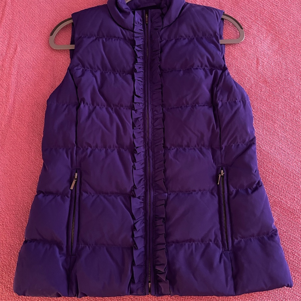 NWT Talbots Black Label Puffer Vest, size Small